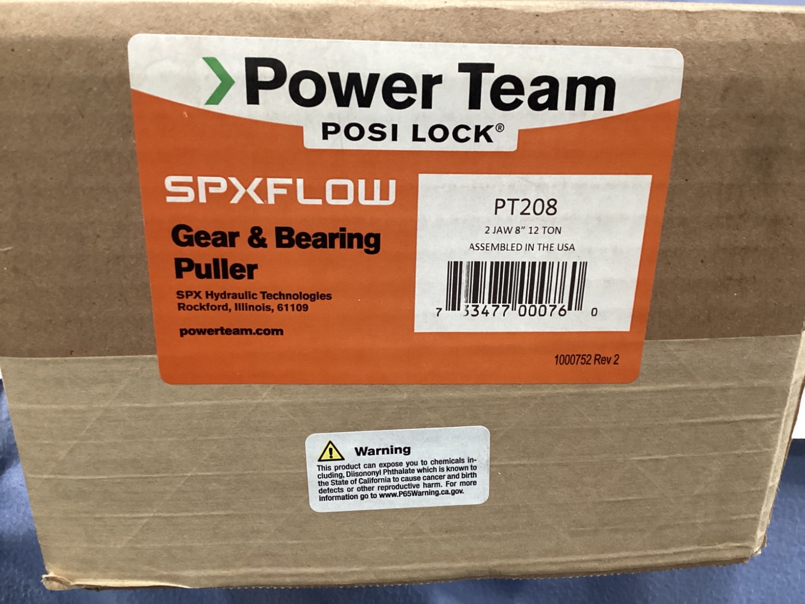 POWER TEAM POSI LOCK GEAR & BEARING PULLER, PT208