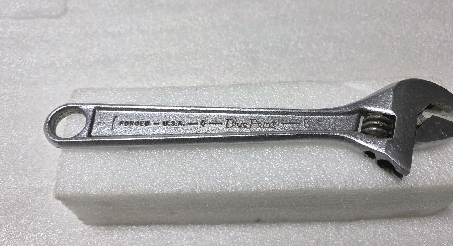 Blue-Point 8″ Adjustable Wrench, Crescent Wrench 8″, Forged USA