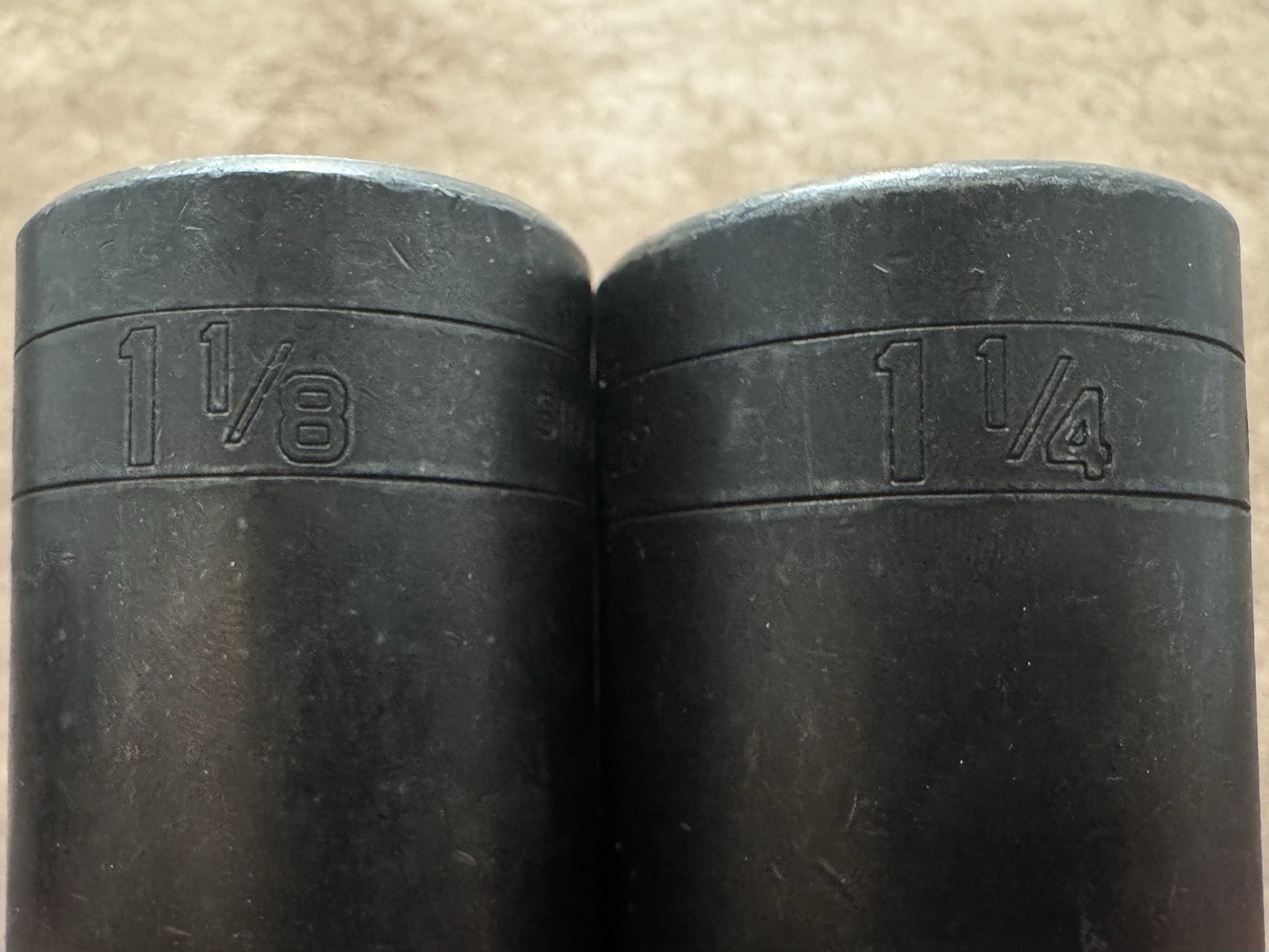 Snap On 313SIMA 1/2″ Flank Drive 6-Pt SAE Deep Impact Socket Set *MISSING 1PC*