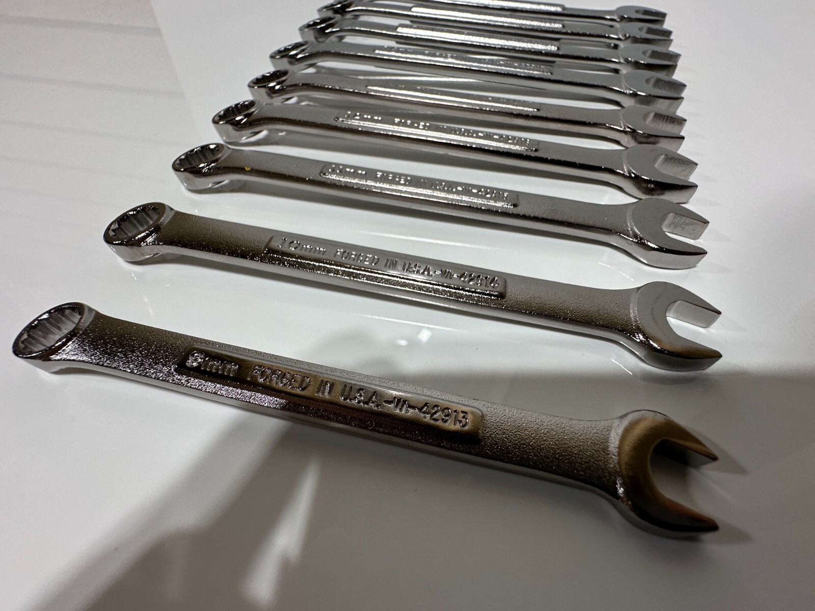 NEW Craftsman Tools USA 47001 VA 9pc Metric 9mm to 17mm Combination Wrench Set