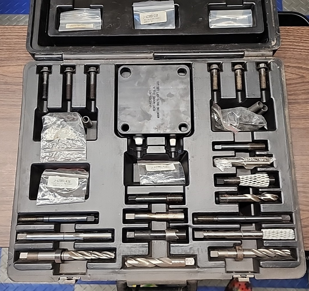 Kent Moore J-42385-400 Inline Engine Thread Repair Kit Time-Sert GM SPX Tool Kit
