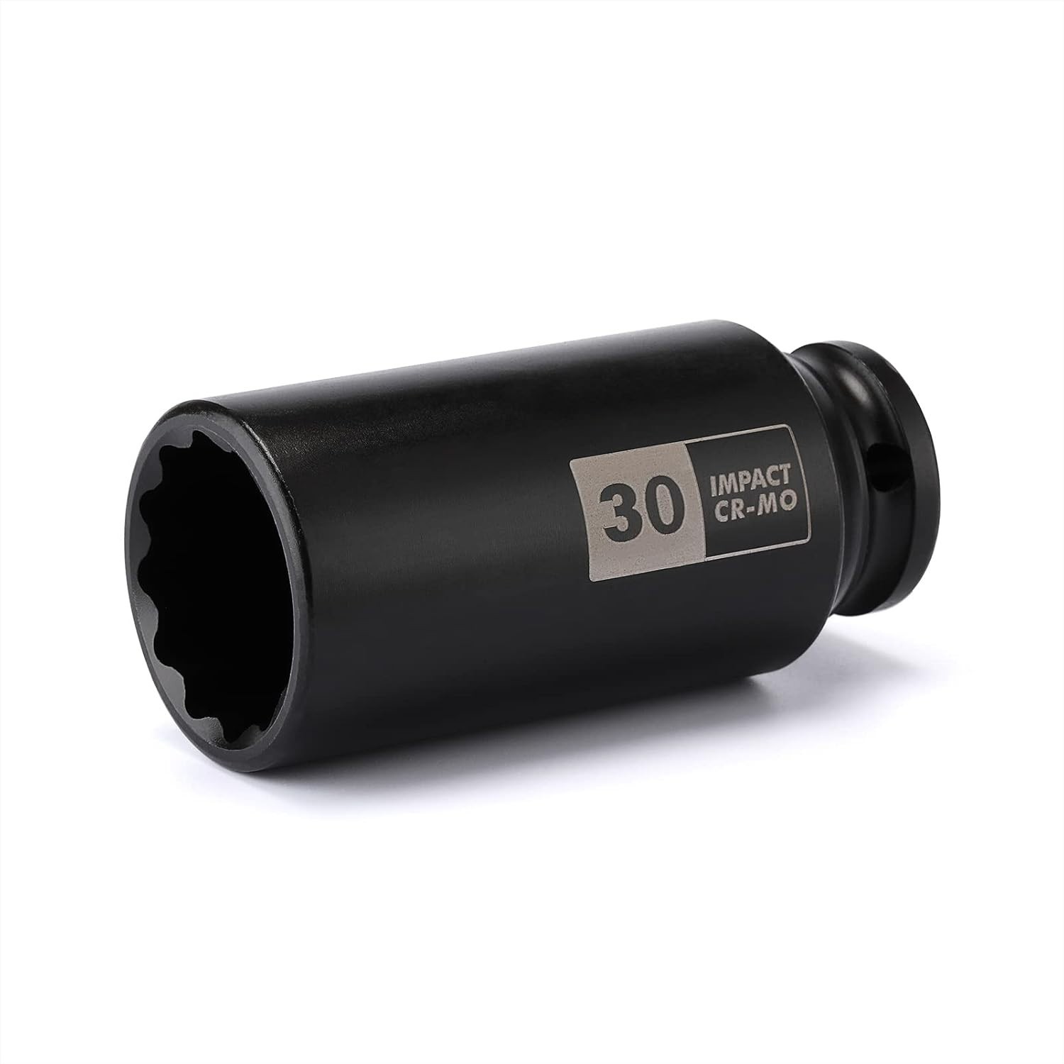 1/2 Inch Drive Deep Impact Socket 30mm Chrome Moly 12pt Metal Tool