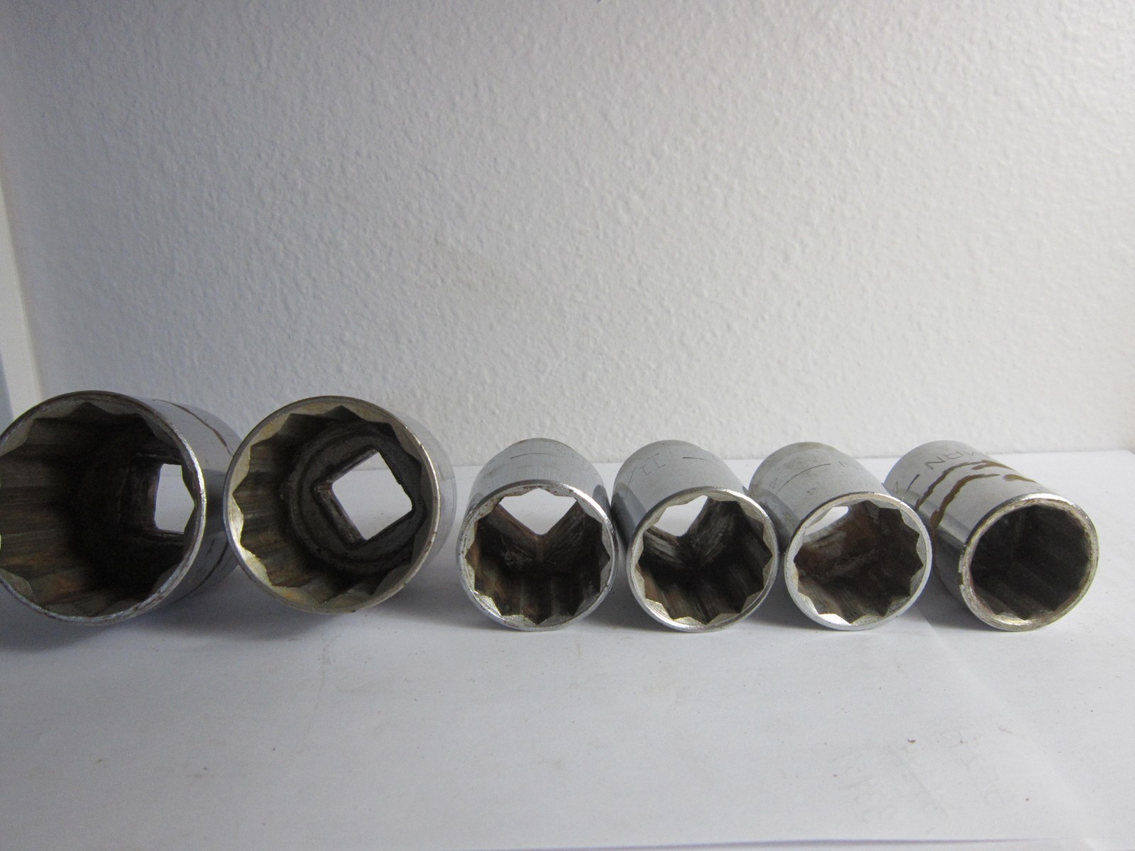 Craftsman 3/4 drive sockets 6 total G504