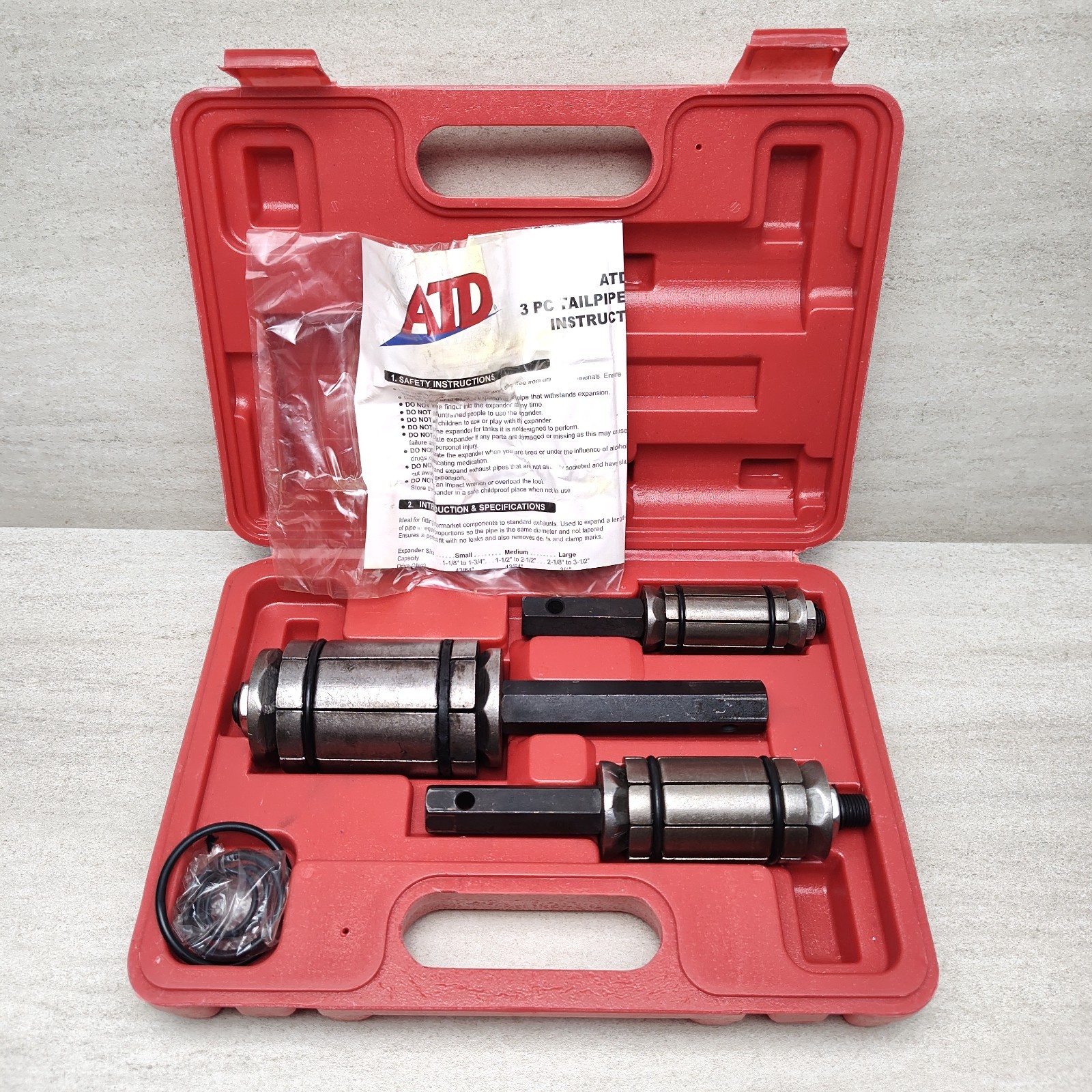 ATD ATD-5723 3 Piece Tailpipe Expander Set