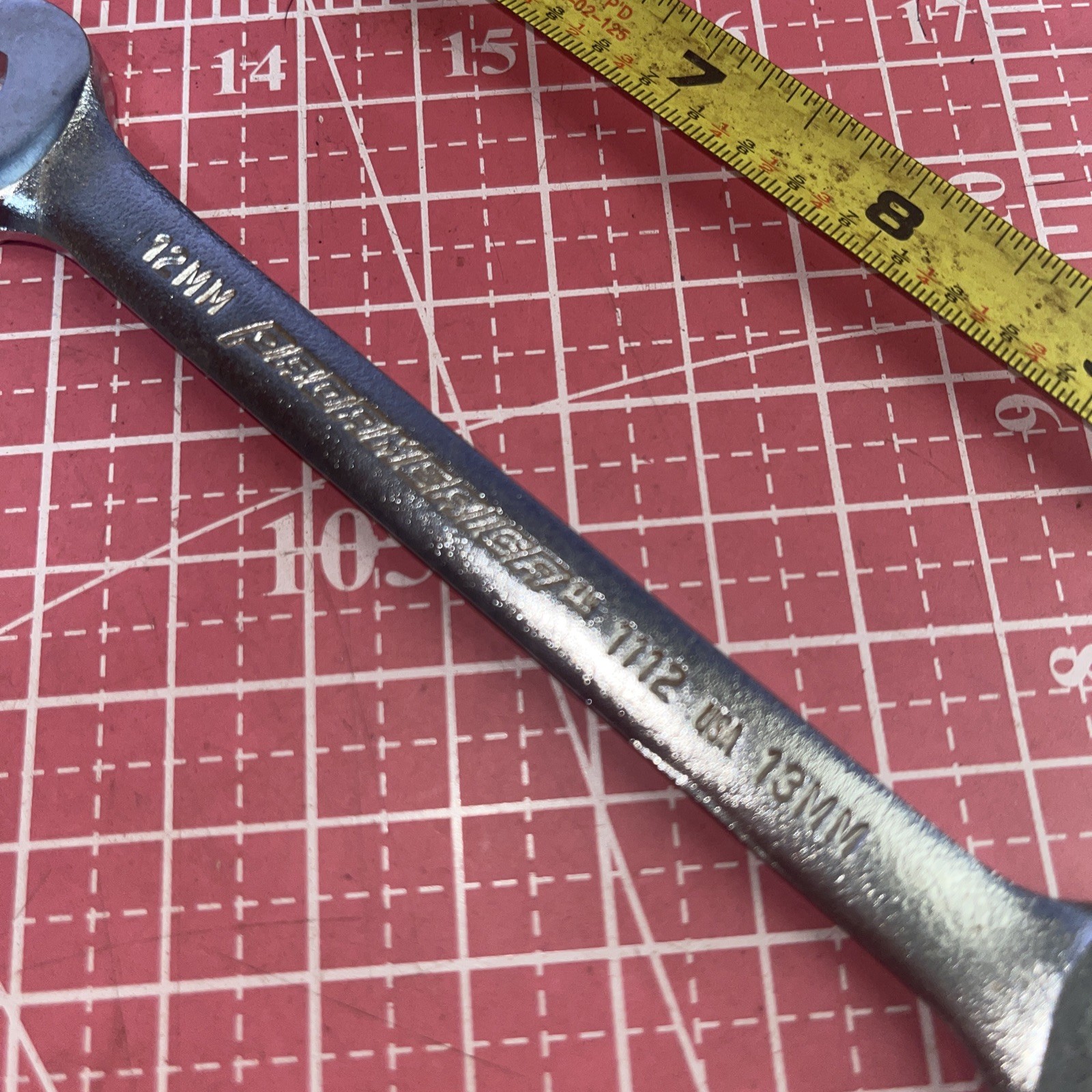 Proamerica USA 1112 12 X 13 MM Metric Open End Wrench 12MM 13MM Vintage