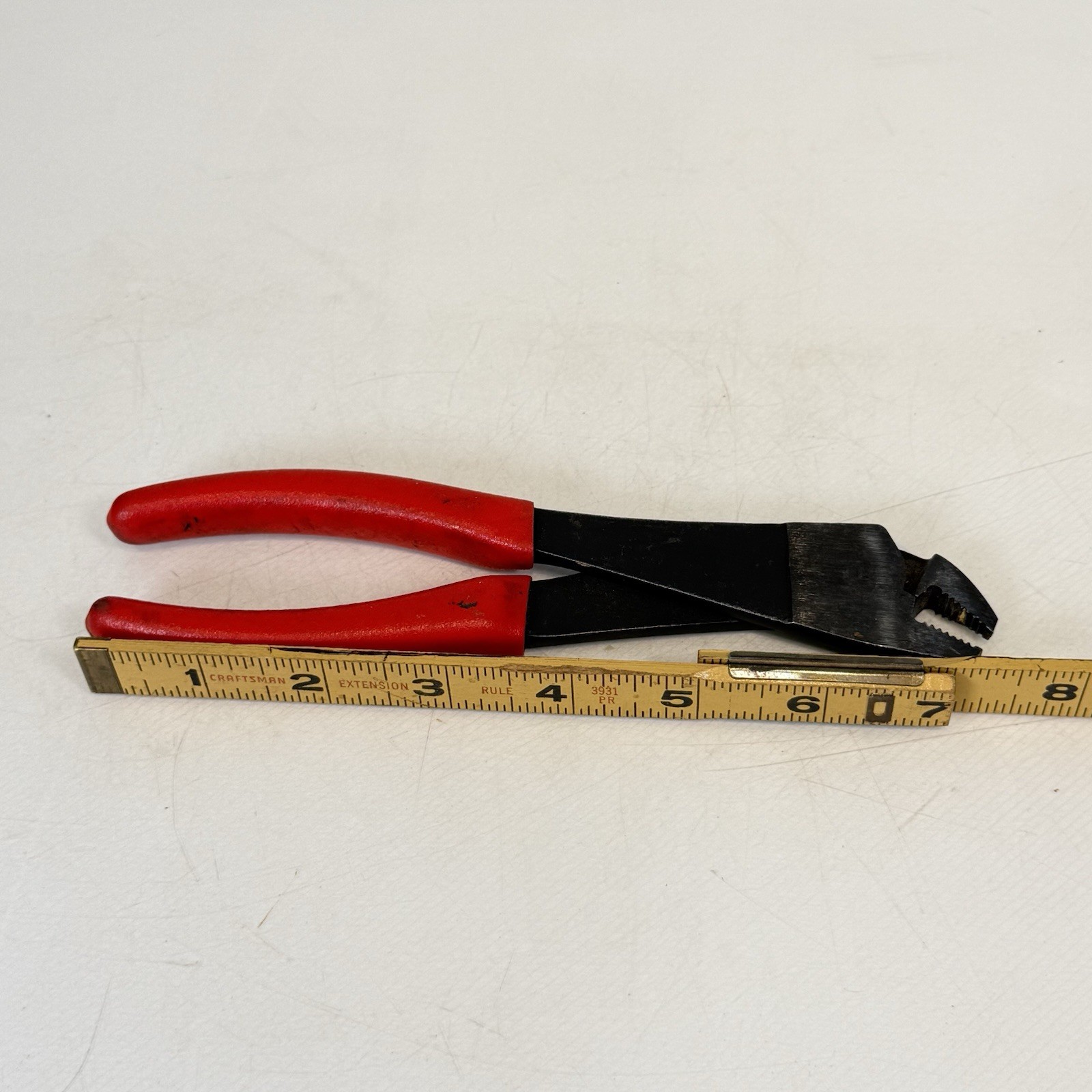 Snap-On Tools USA 208BCP Battery Terminal Pliers Side Mount Angle Nose Red Grip