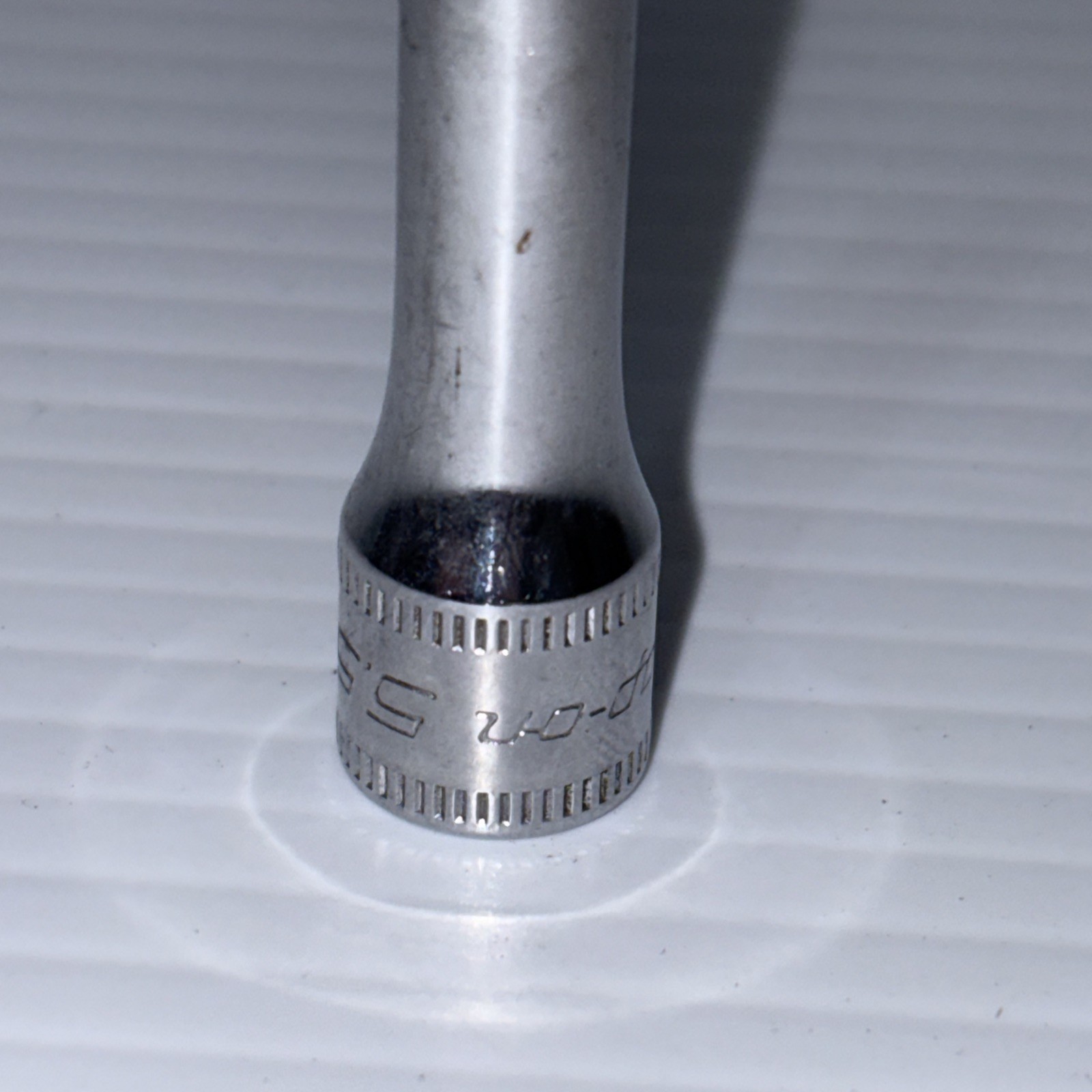 Snap On Tools STMM55 USA 1/4″ Drive 5.5mm Metric Deep 6 Point Chrome Socket