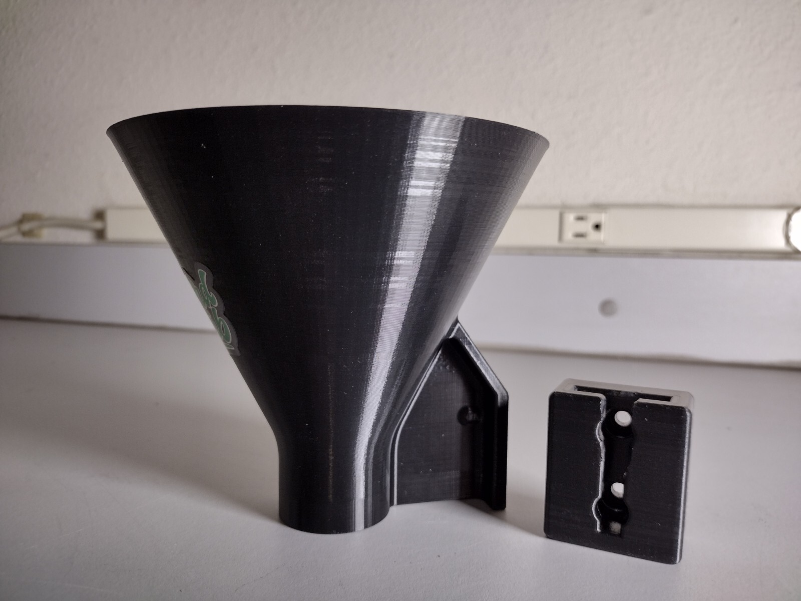 Weird Fab Funnel Holder, Oil Filter Drain/Drip Rack, Detachable Wall Mount, USA