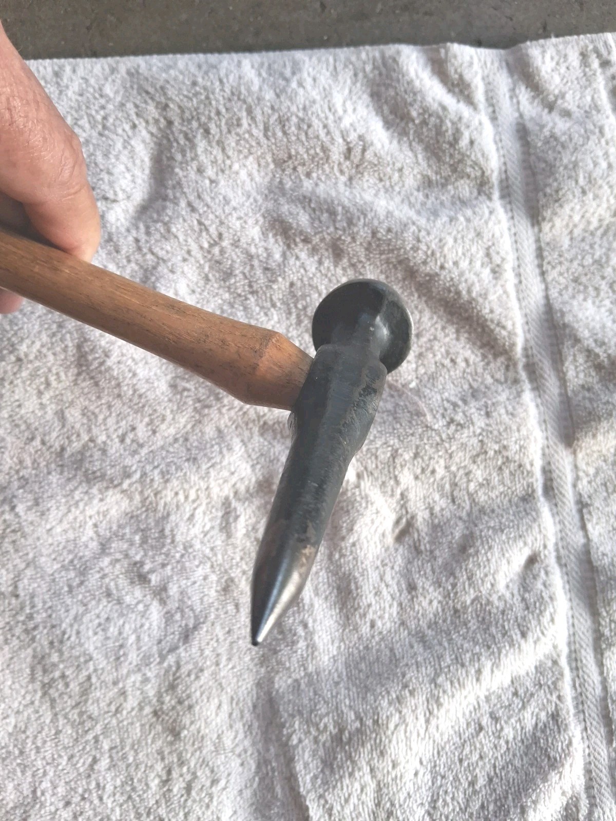 Vintage Stream Line Tools #112 Auto Body Hammer USA Drop Forged Original Handle