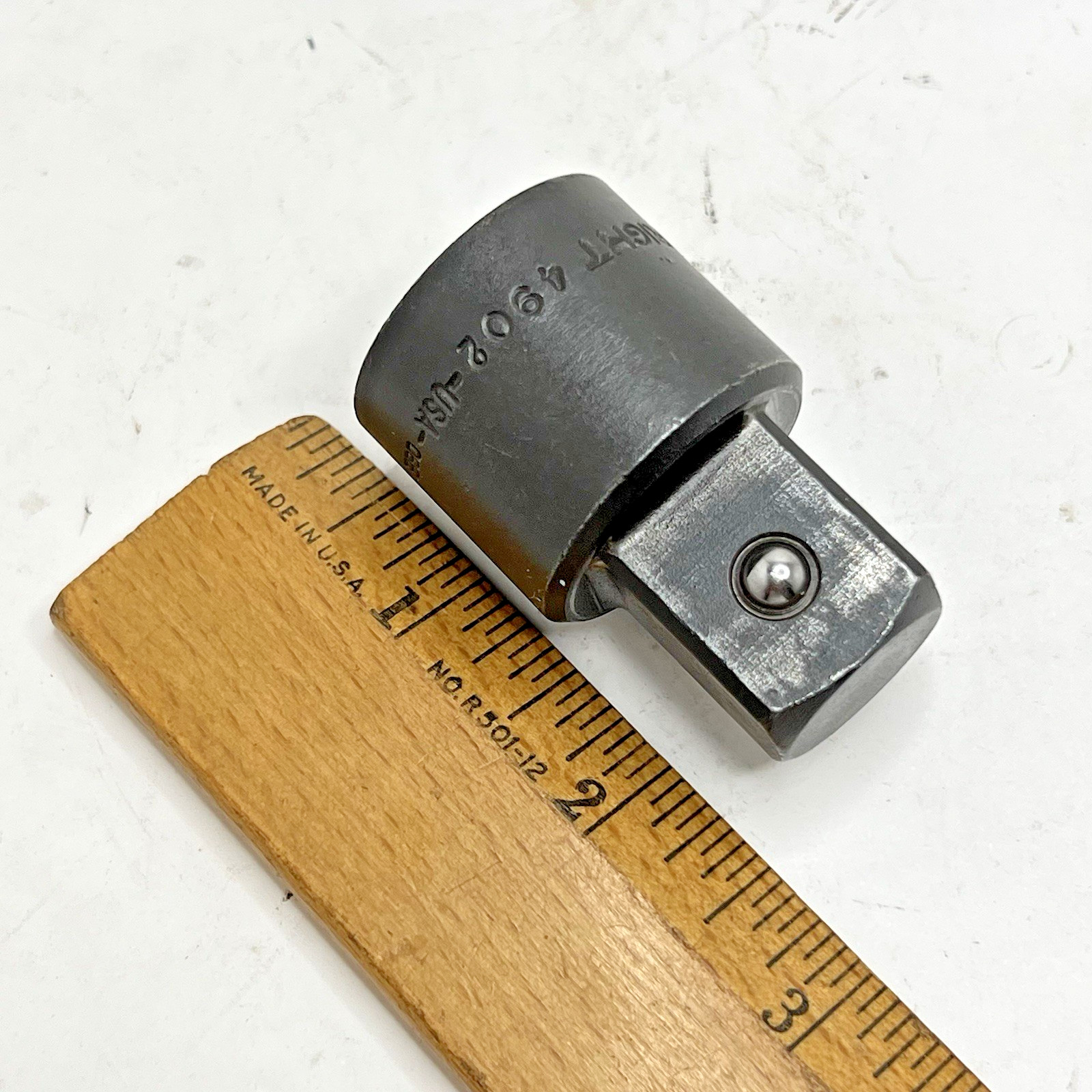 Wright Tools 4902 1/2″ Female to 3/4″ Male Impact Socket Adapter Ball Lock (USA)