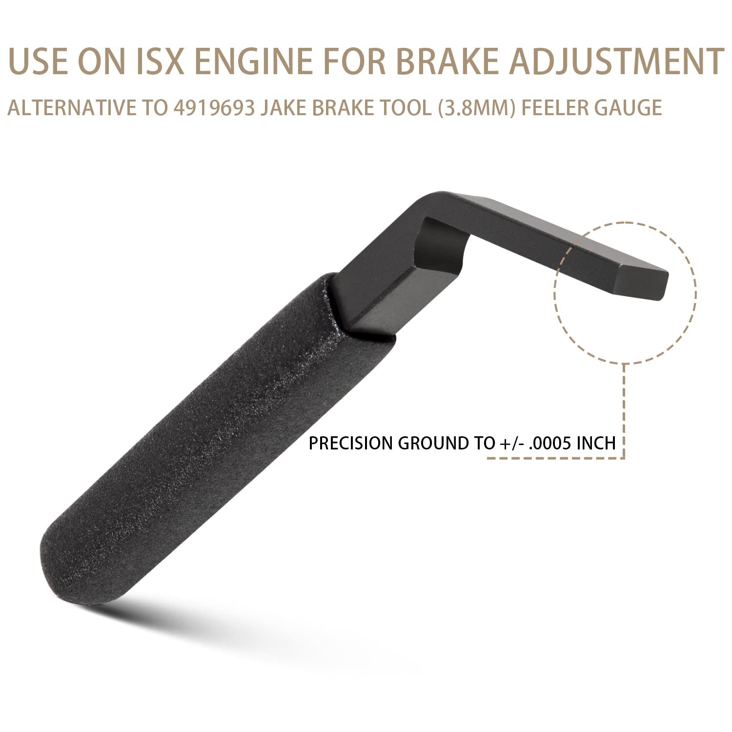 4919693 Engine Brake Adjustment Tool 3.8MM Feeler Gauge For ISX 11.9L CM2250
