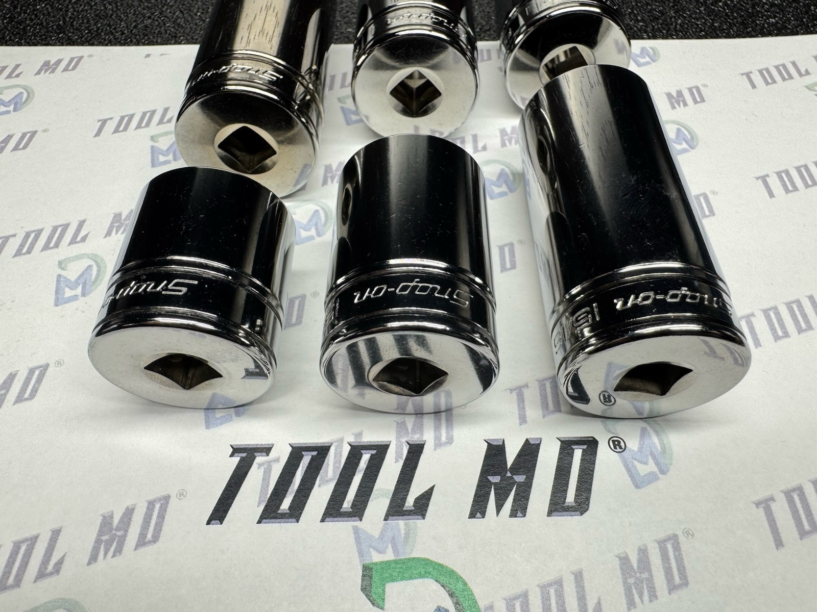 Snap-on Tools NEW 6pc 3/8″ Drive 15/16″ & 1″ SAE Add On Socket Set FS321 FSS301