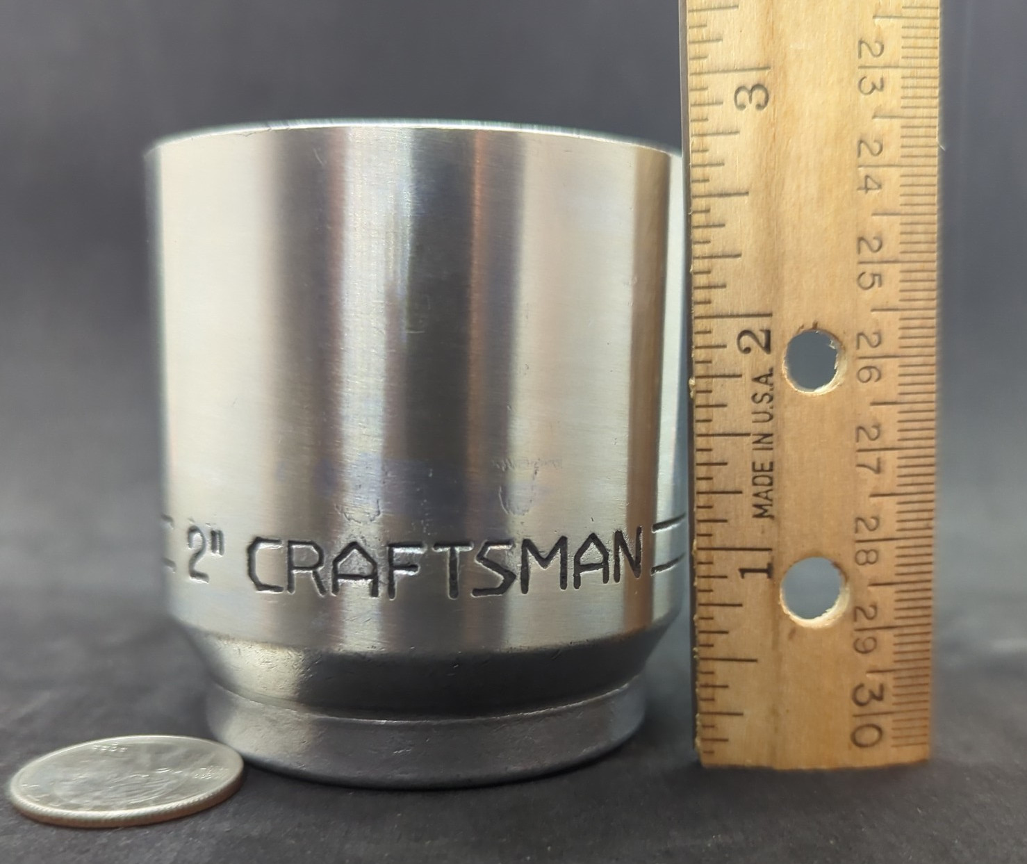 Craftsman 2″ 12 Point Socket 3/4″ Drive =V= Series Made in USA *Vintage*