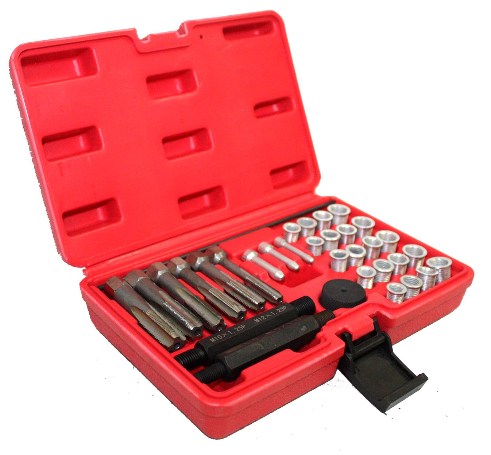 33pcs Cylinder Head Glow Plug Tap Thread Re-threading Repair Restore Tool Set