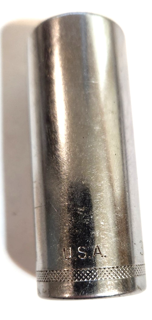 Easco 3/4 socket 6 point 3/8 drive part no.521224 length 2 3/8 inches