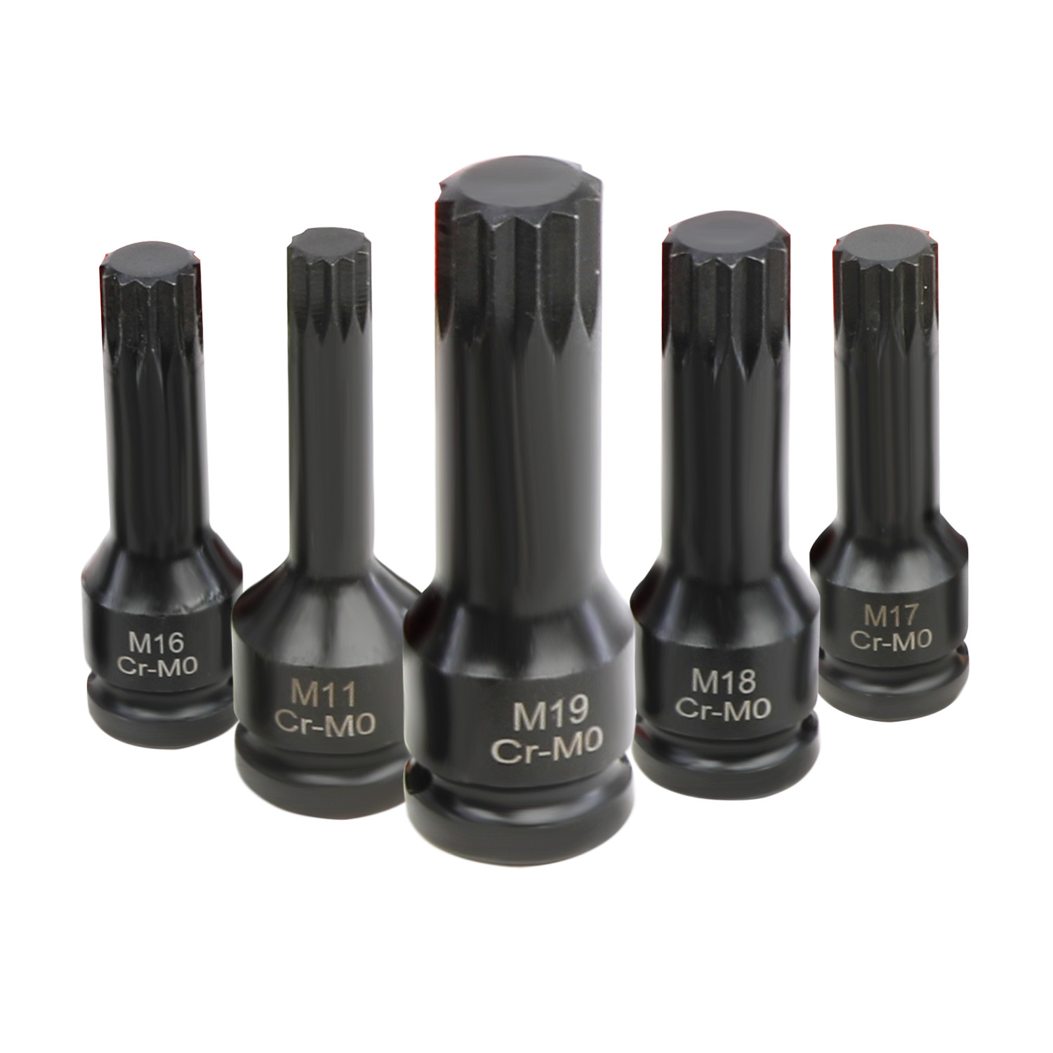Impact Torx Star Socket Bit Set 1/2″ Sq Dr 10pc 78mm 99184 Cr-Mo Steel