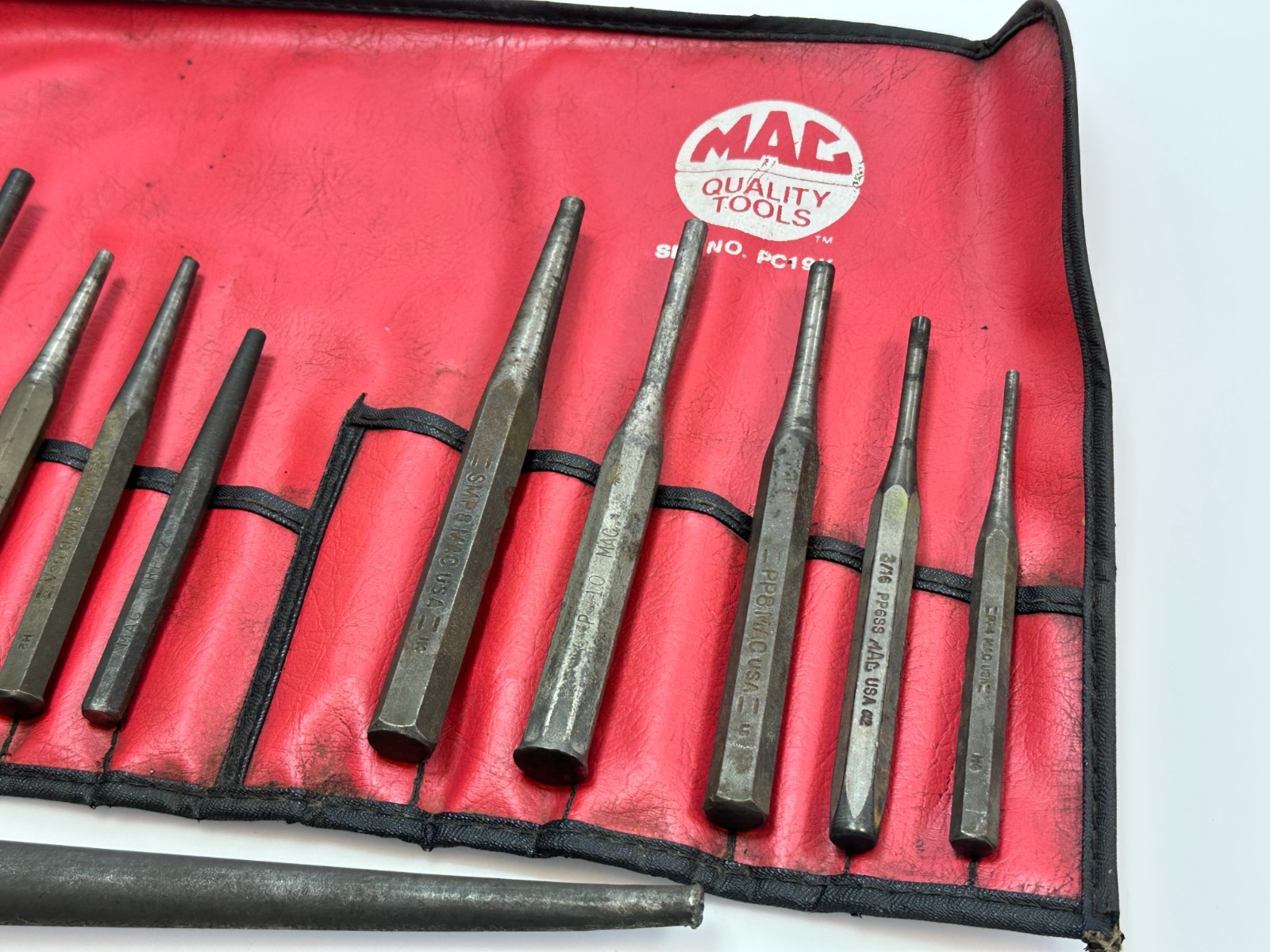 MAC Tools USA 19pc Punch Chisel Set w/ Extras