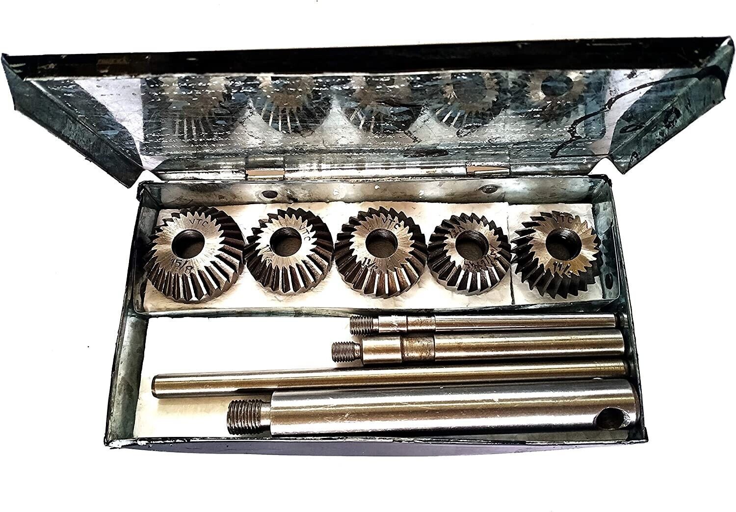 Valve Seat Face Cutter Set Of 5 Pcs Carbon Steel Kit Vintage Car Bike