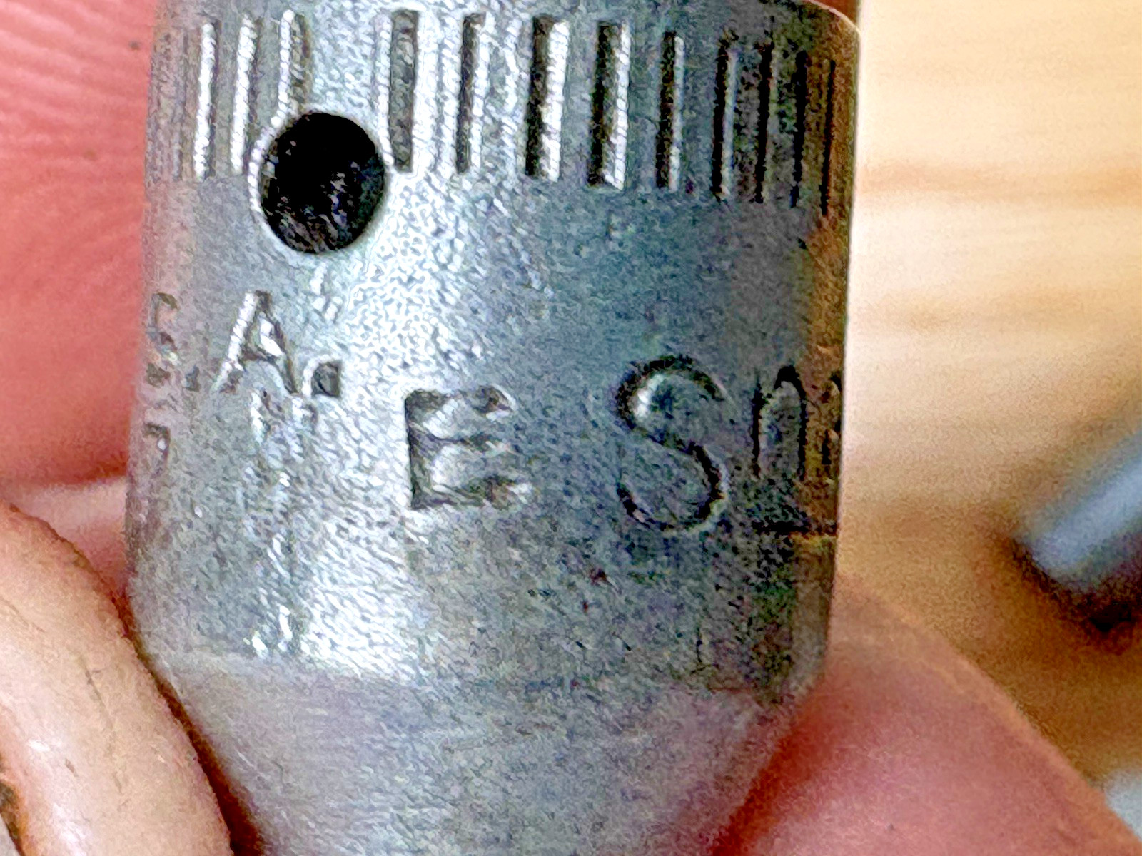 Vintage Snap-On Early Socket Wrench Set Case TM 6 7 8 11 E date 1944 RARE WWII