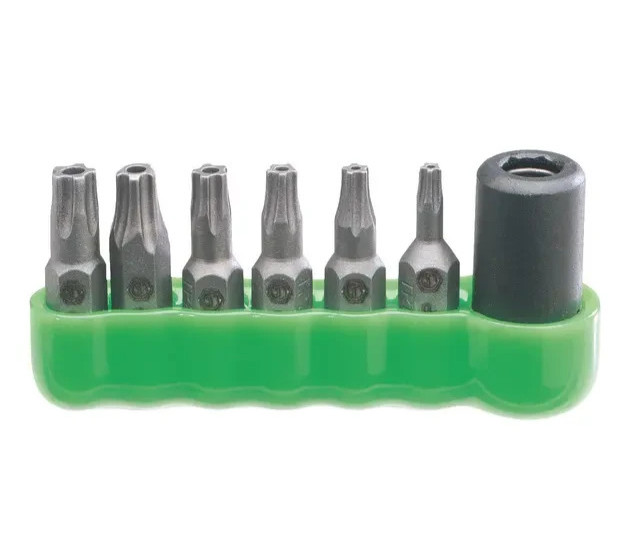 MATCO Tools 1/4″ Drive 7 Piece Quikbit Tamperproof Torx Plus Bit Driver Set