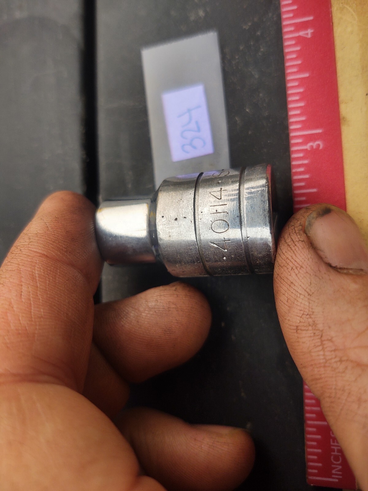S-K 7/16″ X 1/2″ Shallow Socket Ratchet Tool 6 Point NICE 40114