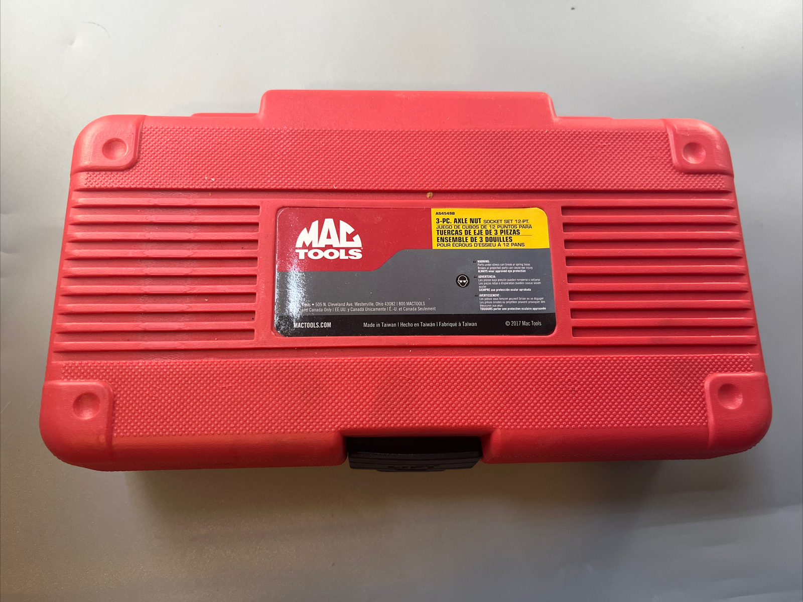 MAC TOOLS AS4549B 3 piece SOCKET SET Point 30mm 36mm 39mm Juego