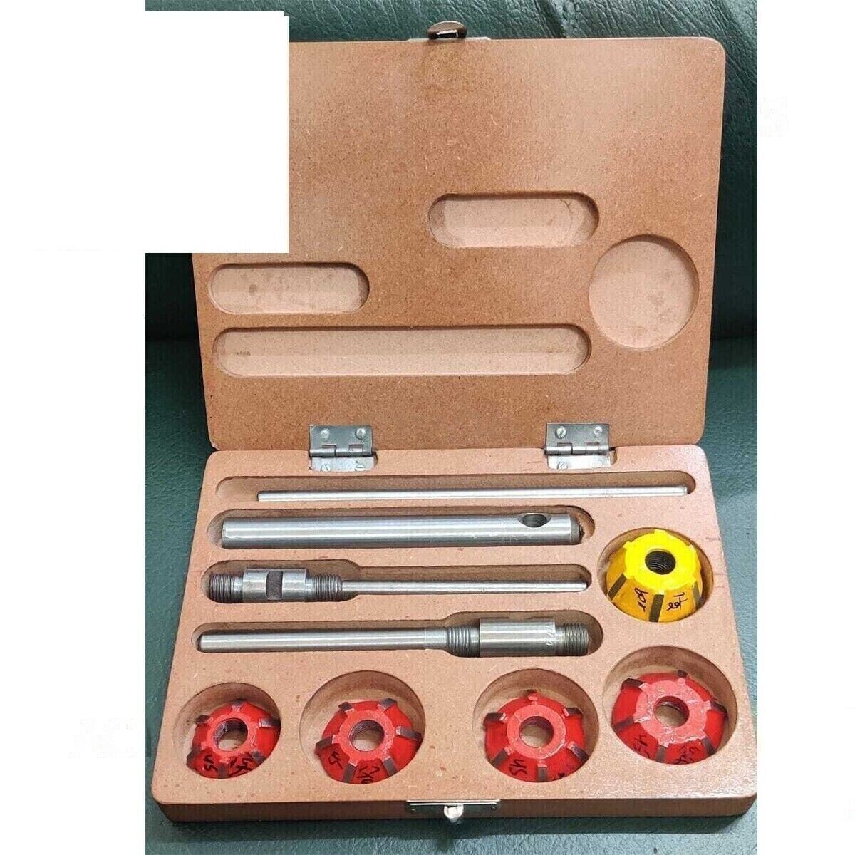 Carbide Tipped Valve Seat Face Cutter Set Of 5 Pcs Kit Pieces Cutters Tip US