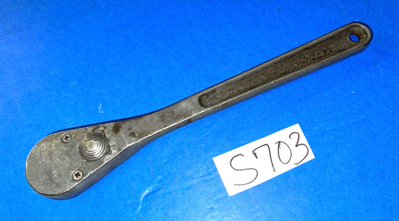 HERBRAND TOOLS VINTAGE 1/2 DRIVE RATCHET S-10 SLIDE SHIFT REVERSIBLE