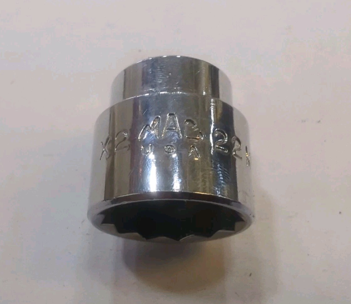 Mac Tools X2 22mm Socket 3/8 Drive 12 Point USA