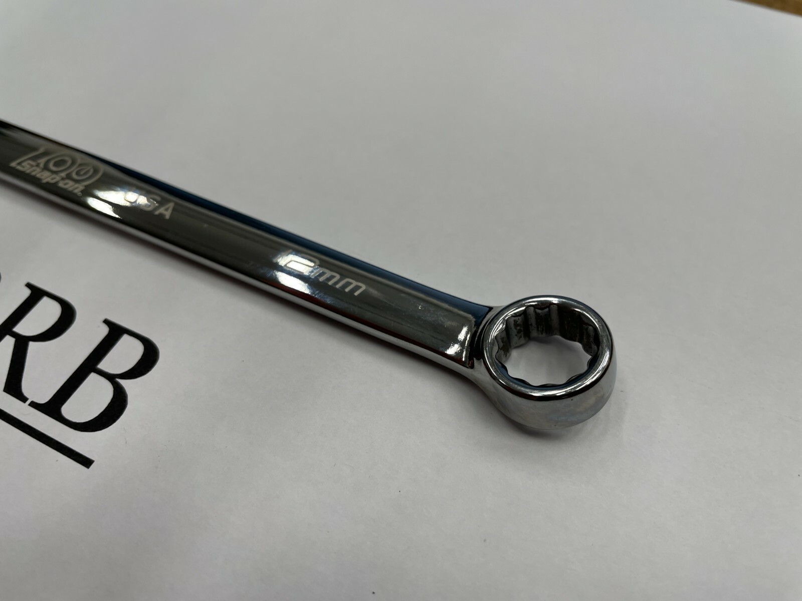 Snap-On Tools NEW 100th Anniversary 12mm Flank Drive PLUS Combo Wrench SOEXM12CE