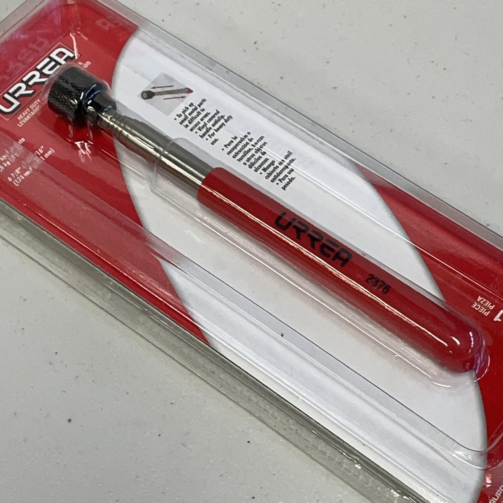 URREA 2376 Heavy Duty Magnetic Pick-up Tool, Capacity 7.9 LB