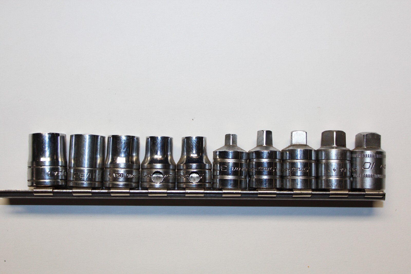 SNAP-ON TOOLS 3/8″ Drive SAE Internal/External Pipe Plug Socket Set 3/16-3/8″