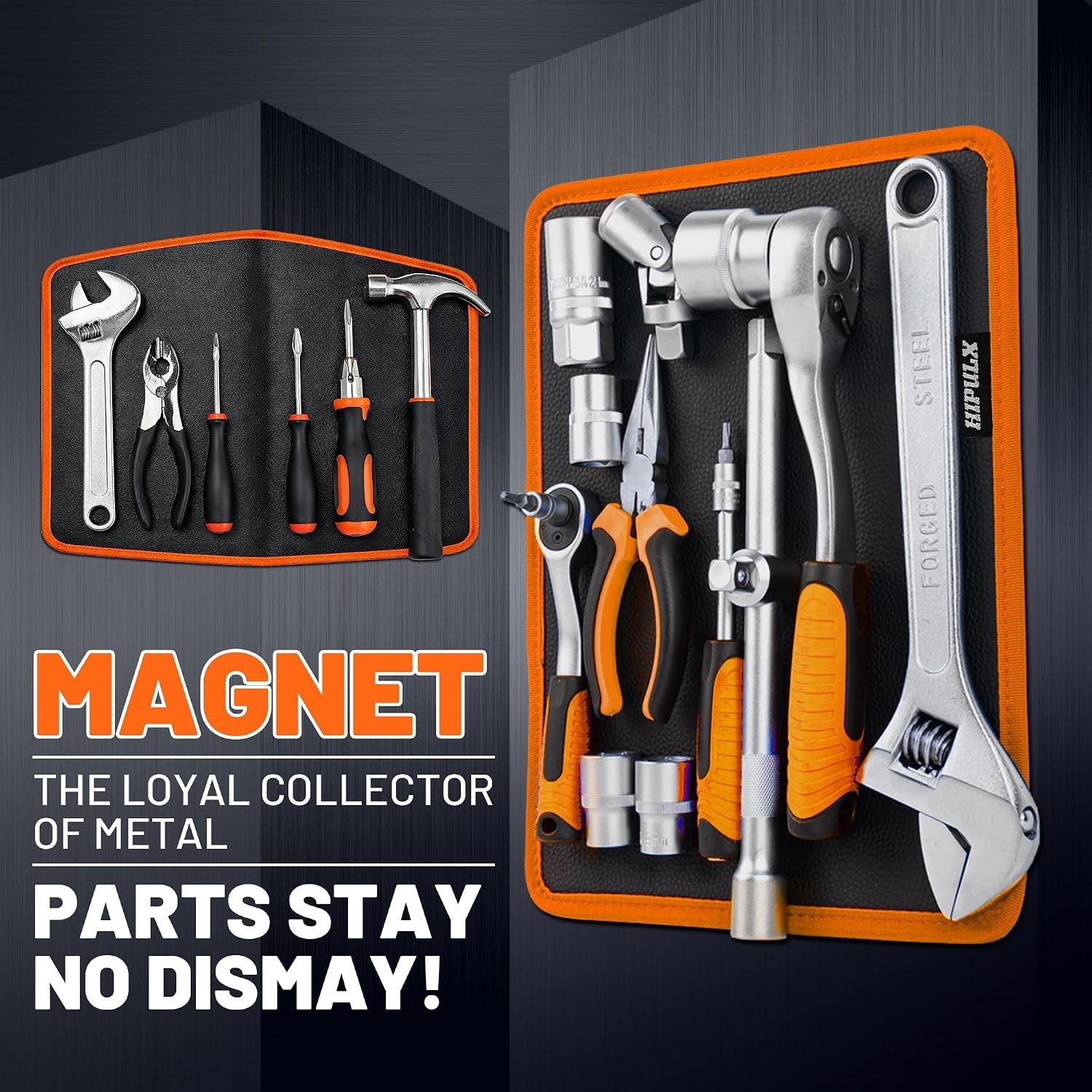 12.5″ Magnetic Tool Pad Heavy Duty Flexible Tool Mat Oil Resistant 40 lbs