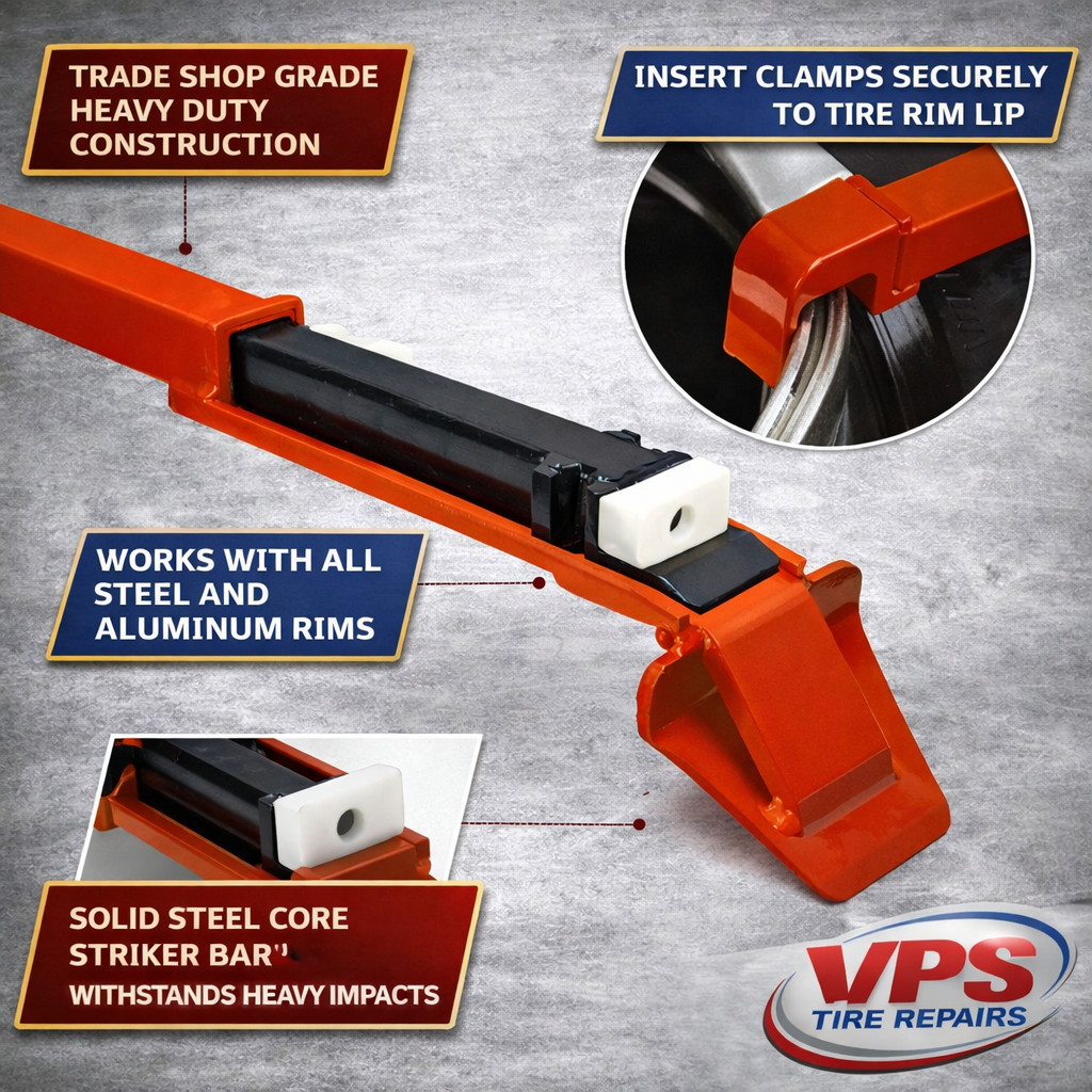 ESCO Universal Impact Driven Demount Tool – Tire Demounting Tool for Truck Tires