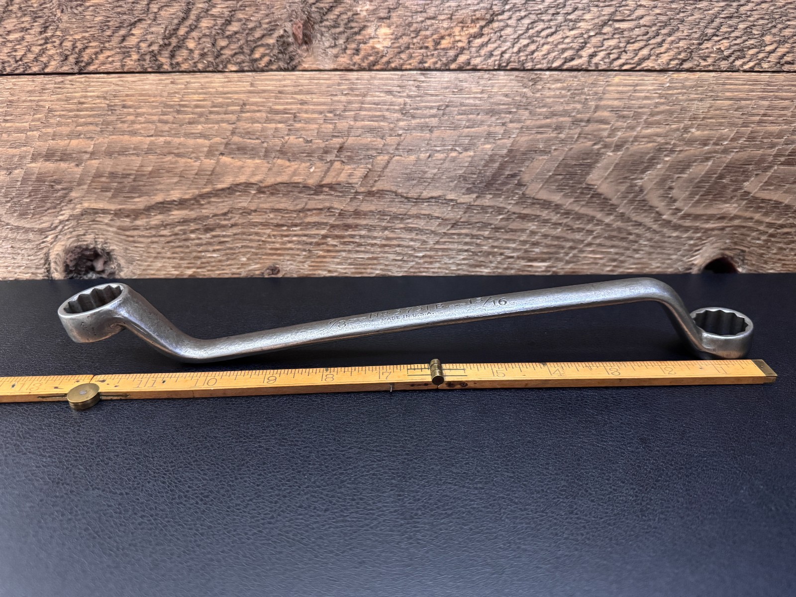 Herbrand 3731B Multihex Offset Box Wrench 13/16″ X 7/8″ 12 Point Vintage USA