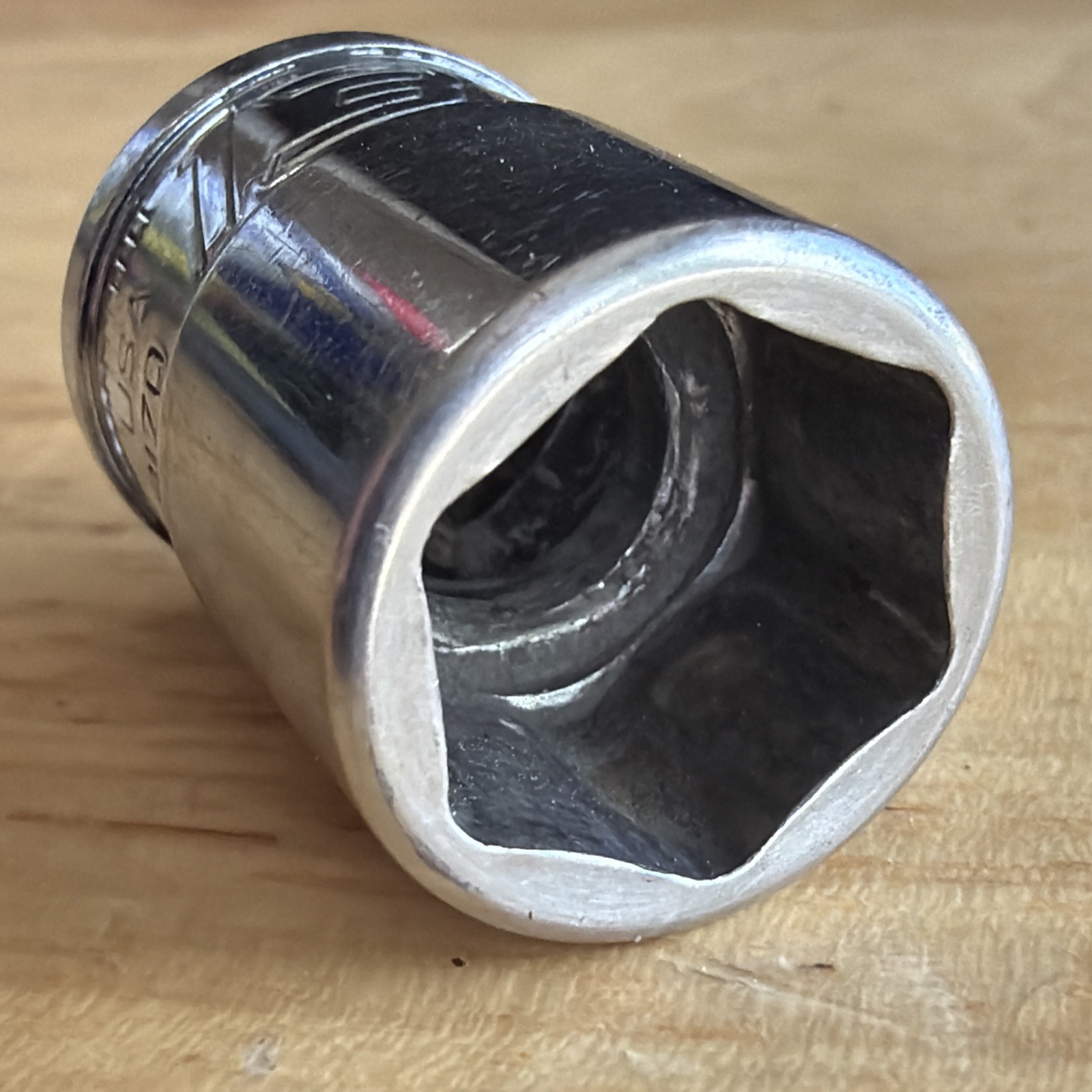 Snap On Tools 13mm Xtra Fdx Shallow Socket 3/8″ Drive 6 Point YFSM131 USA