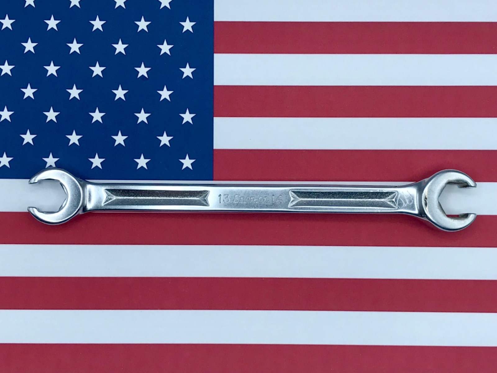 1968 Snap-on Tools RXM1314S Double Flare End Metric 13mm X 14mm USA 🇺🇸