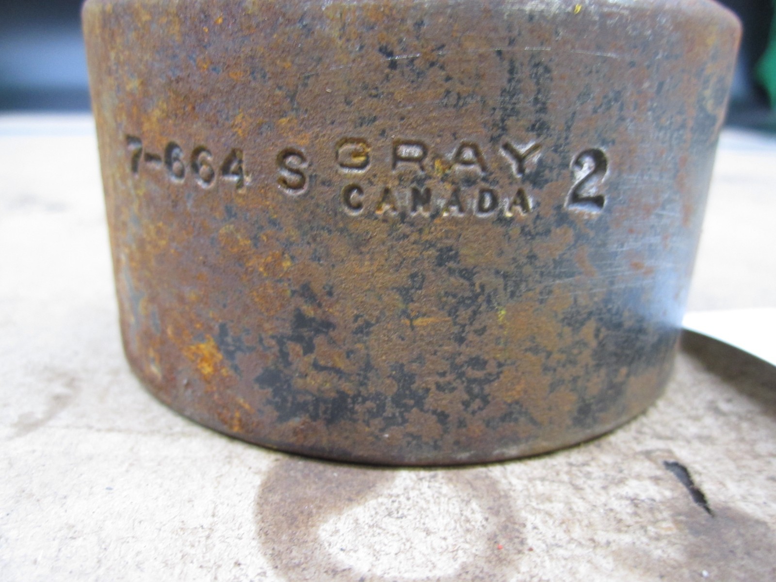 GP GREY PNEUMATIC 1″ Drive 2″ 8 pt 7-664 Impact Socket