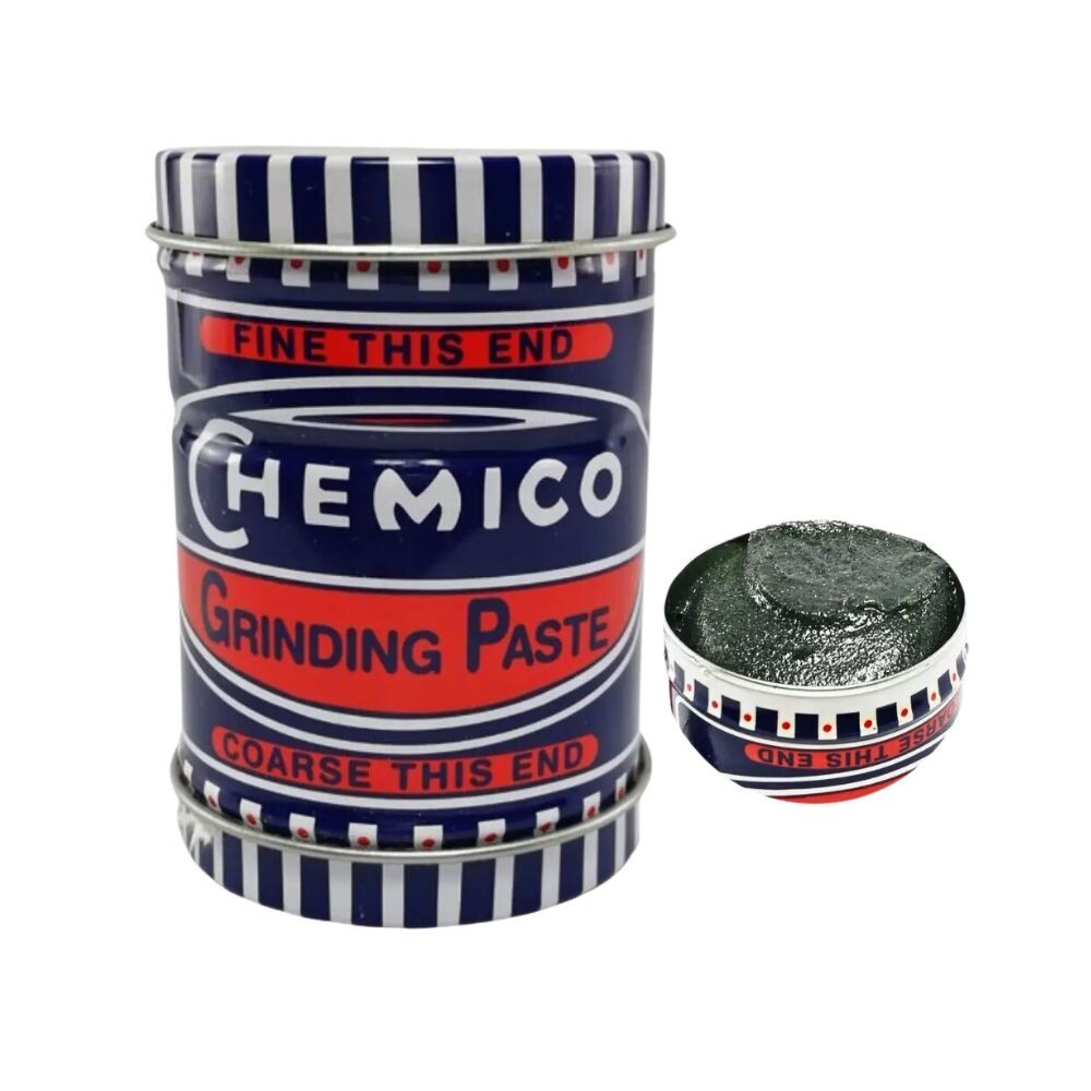 Chemico Valve Grinding Paste Fine Coarse Double Ended Tin Clean Engine 100g