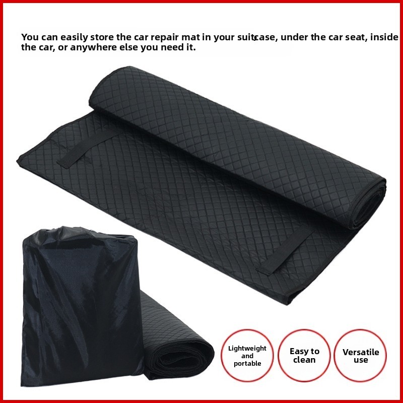 Compact Portable Car Repair Mat Foldable Lightweight PU Waterproof Pad