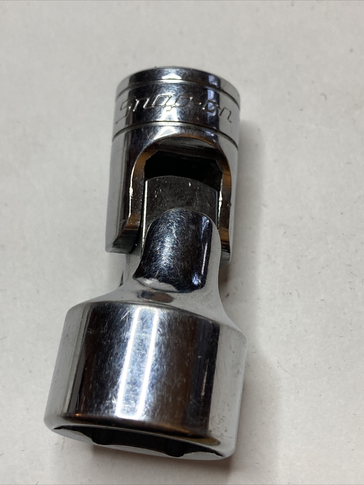 Snap-on Tools 3/8″ Drive 3/4″ 6 Point Chrome Universal Swivel Socket FS24 USA