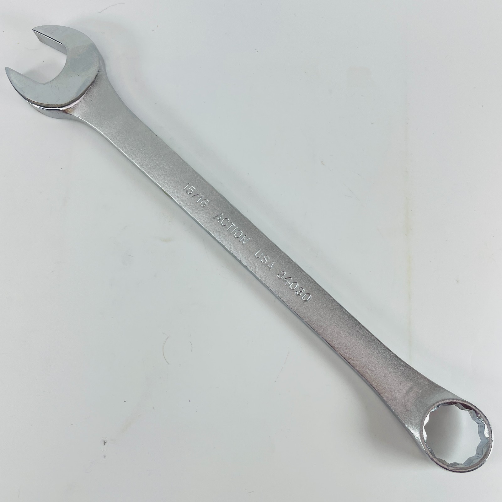 Action USA 15/16″ Combination Wrench 12pt 34030 SAE Standard Chrome Hand Tool