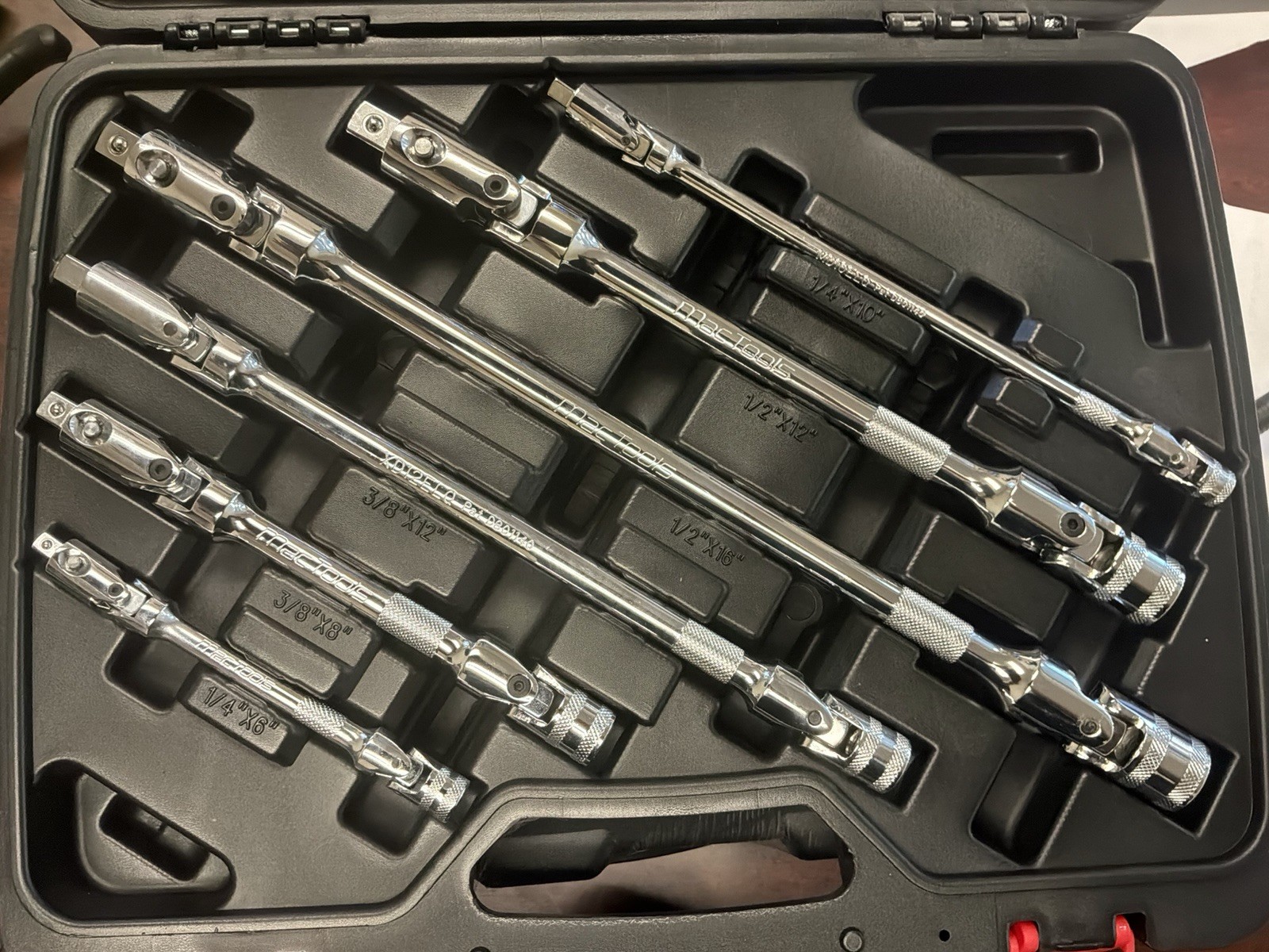 MAC TOOLS MULTI DRIVE DOUBLE UNIVERSAL LOCKING CHROME EXTENSIONS SMXVD6ELQ