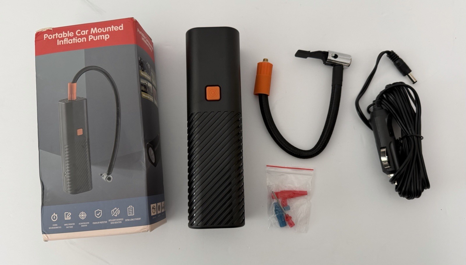 Portable Electric Car Air Pump High Pressure Tire Inflator with Digital Display