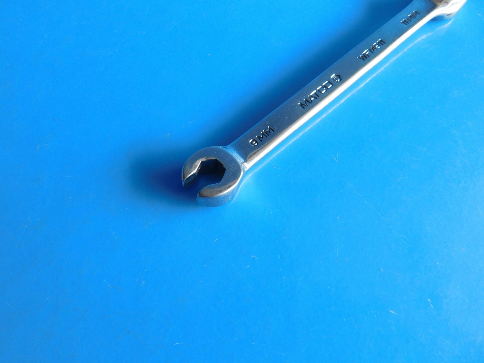 USED , MATCO TOOLS 9MM X 11MM LINE WRENCH, PART #WFM911