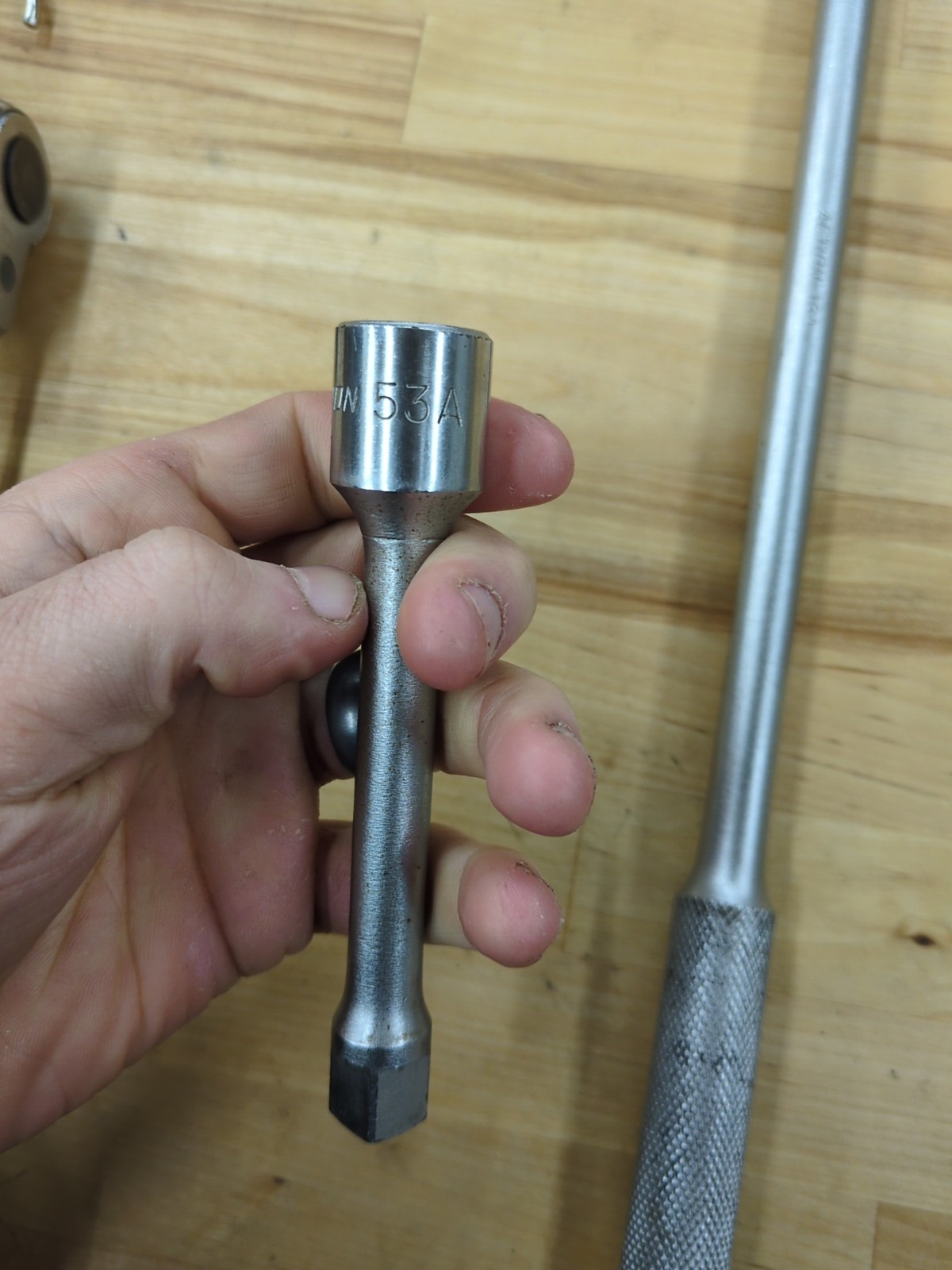 Vintage Action 1/2″ Drive Ratchet #77A, Action Breaker Bar #16A + 5″ Ext 53A