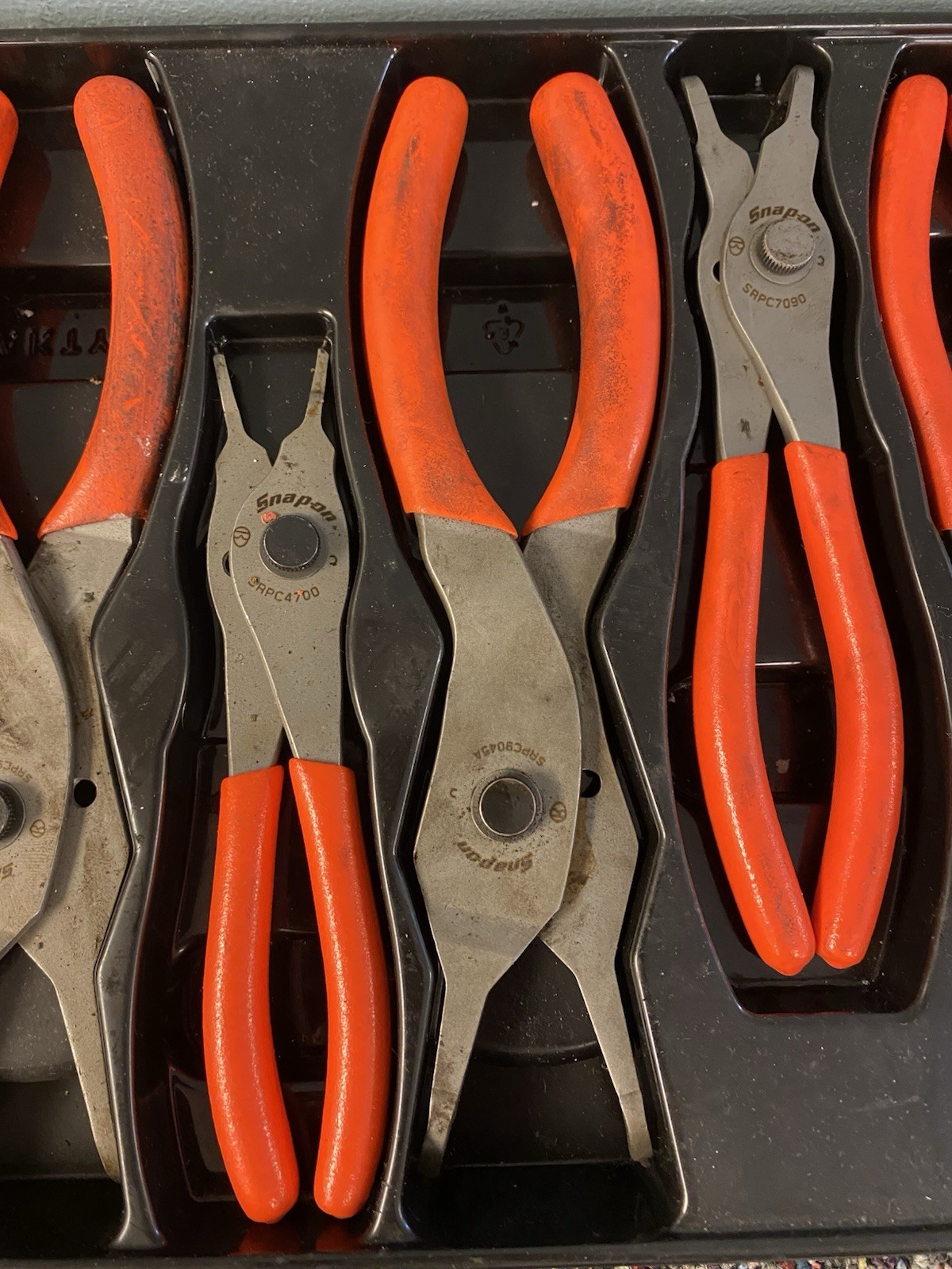 Snap On 7Pc Snap Ring Pliers Set SRPCR107