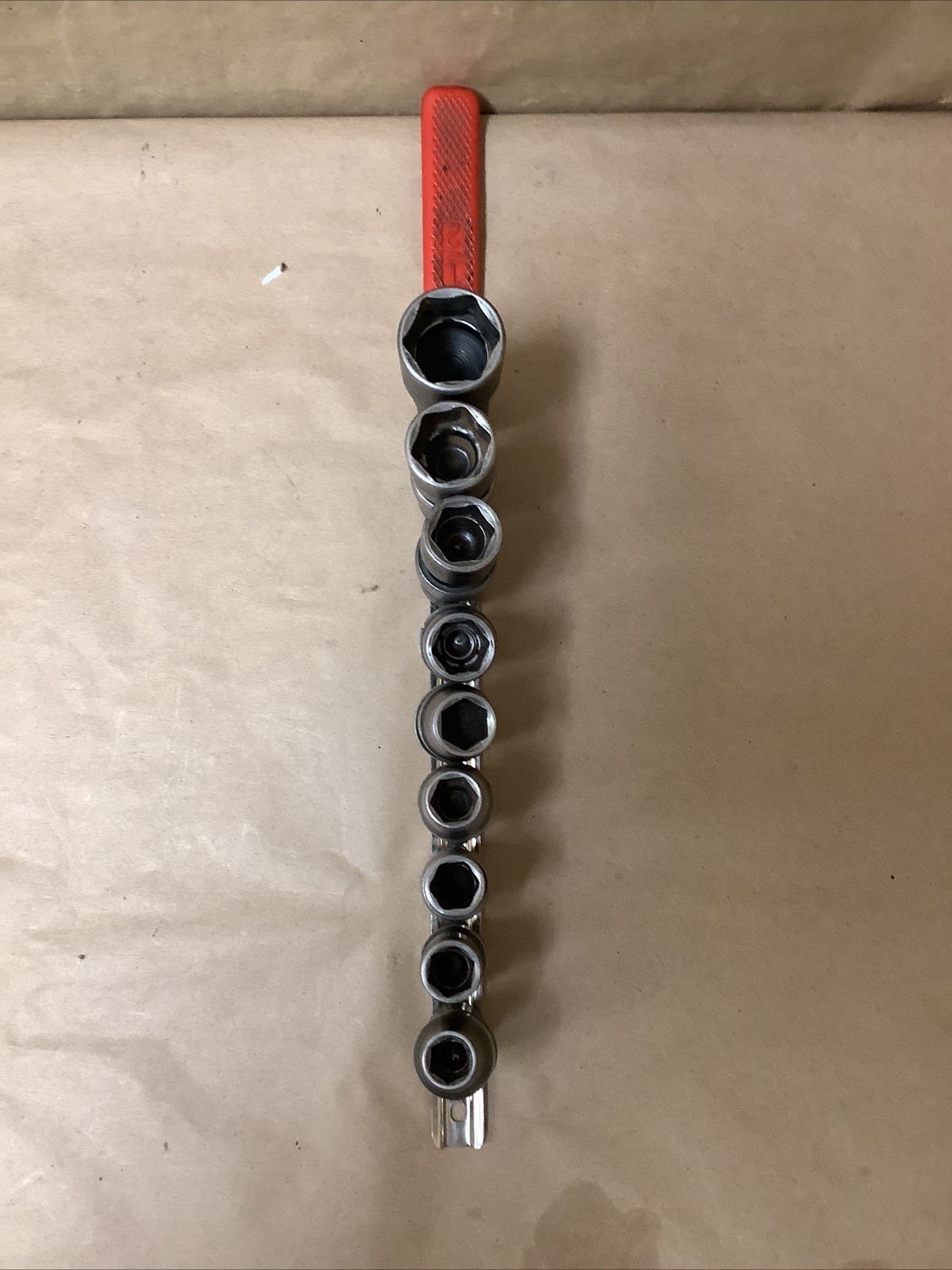 Misc 9pc 1/2”-1 1/8” 1/2” Drive SAE 6PT Shallow Impact Swivel Socket Set – Black