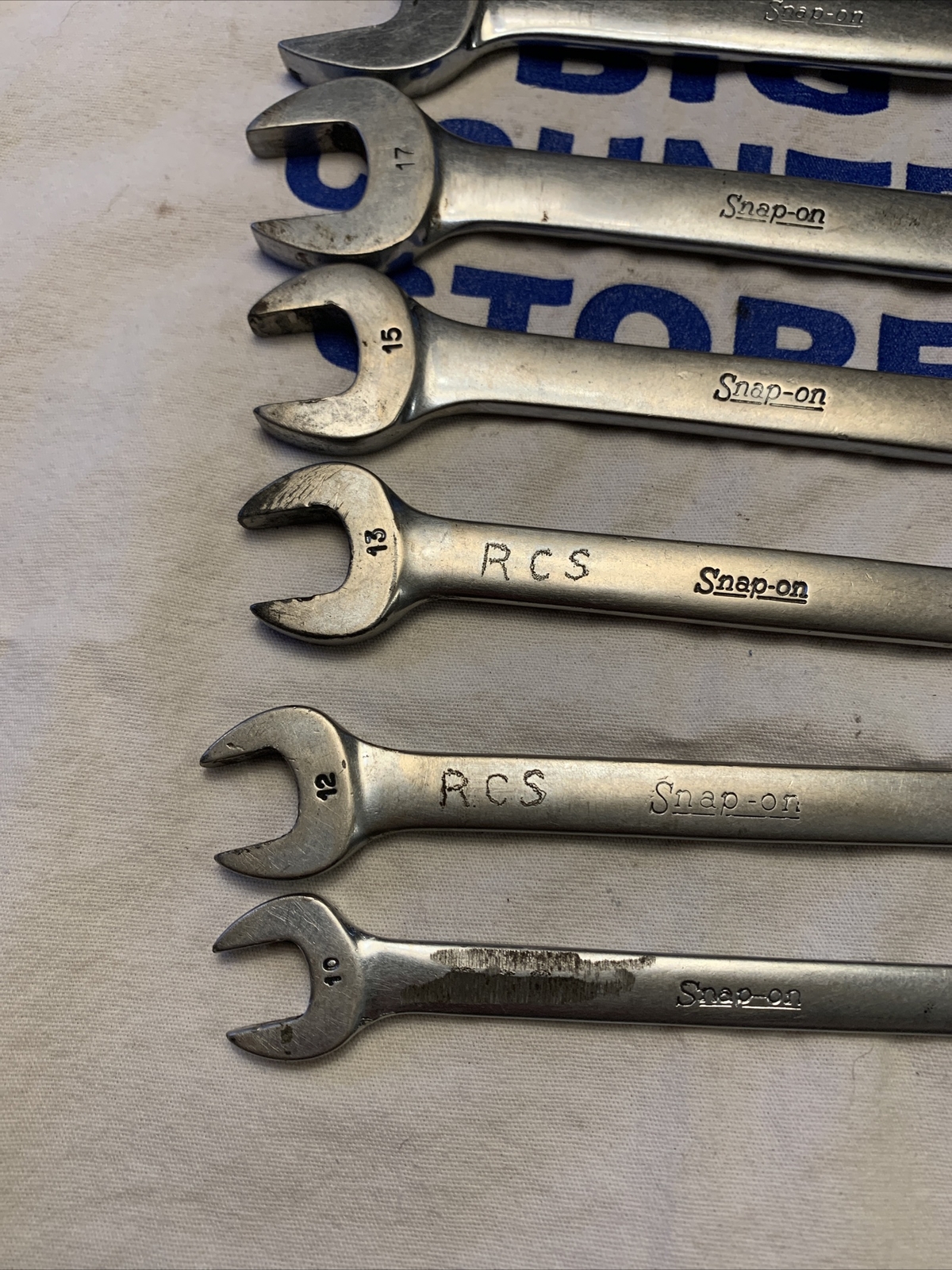 Snap-on 7pc 12pt Short Combination Metric Wrenches (10mm OEXM10 – 19mm OEX19)