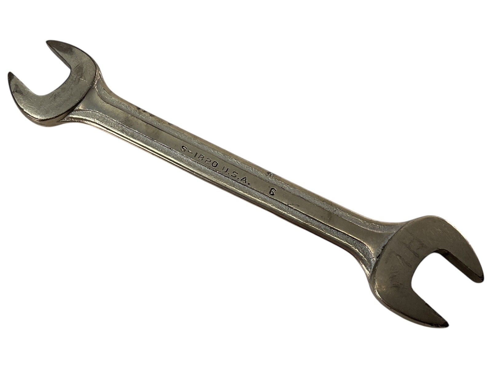 Blue Point Supreme S-1820 1/2″ x 9/16″ Double Open End Wrench USA Vintage
